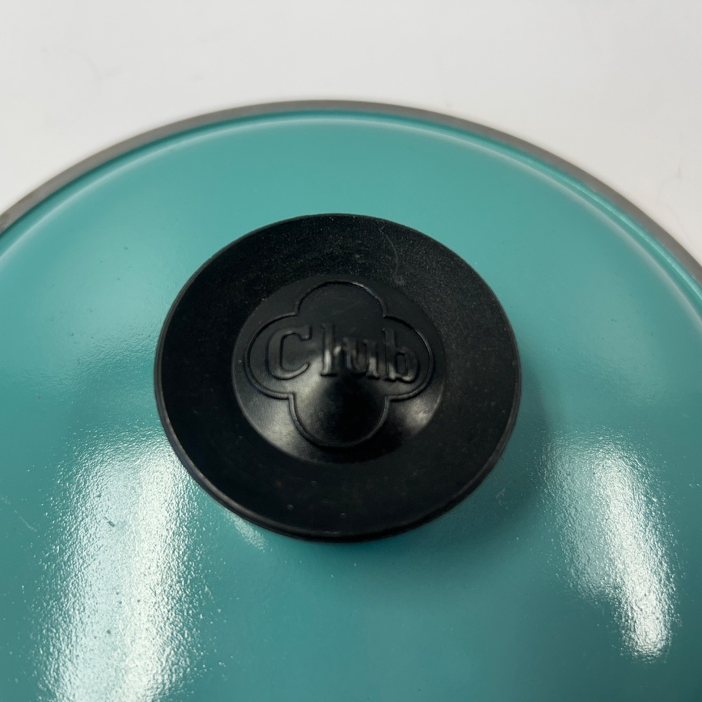 Vintage Club Aluminum 7in Saucepan Turquoise Replacement Lid Only - Picture 2 of 4
